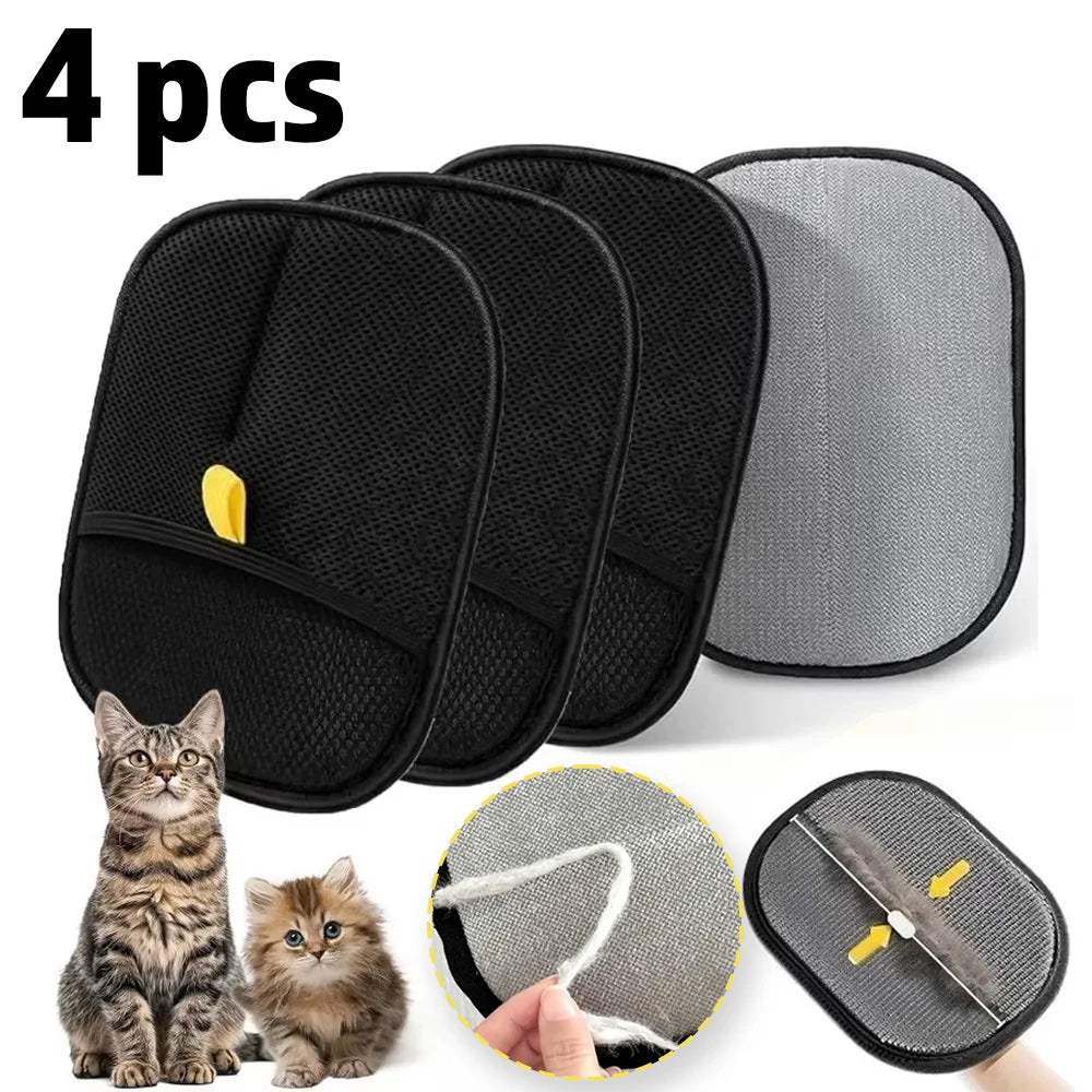 Gants de toilettage réutilisables pour chats et chiens
