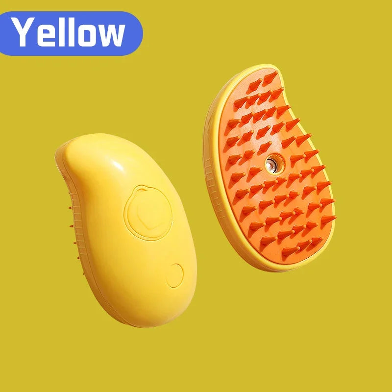Brosse vapeur 3-en-1 pour chats et chiens