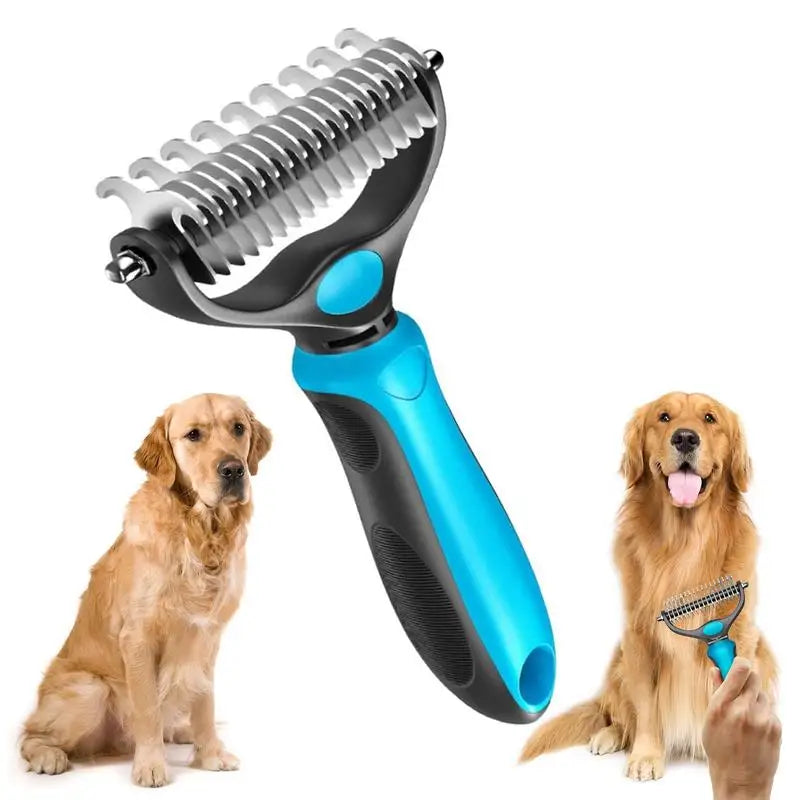 Brosse anti-mue pour chats et chiens