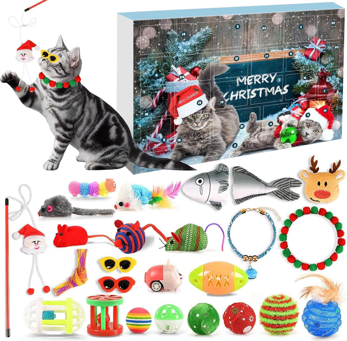Calendrier de l'Avent pour chat - vue 2